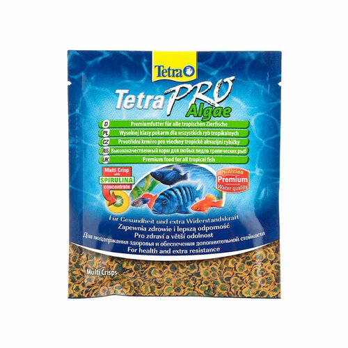 Корм для рыб, Tetra Pro Algae (чипсы) , 12 гр ,(5шт)