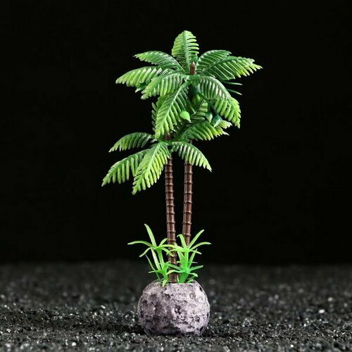 Растение искусственное “Пальма”, 5 x 5 x 15 см