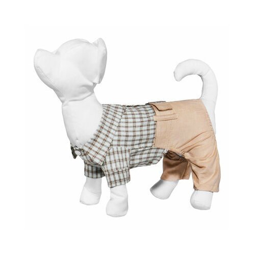 Yami-Yami одежда Костюм для собак с зелёной рубашкой XL (спинка 40 см) нд28ос 52052-5 0,089 кг 52056 (1 шт)