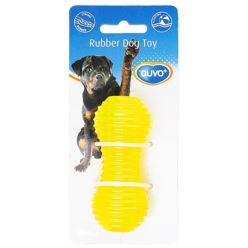 Игрушка для собак резиновая DUVO+ “SBS Dumbbell”, красная, 9см (Бельгия)