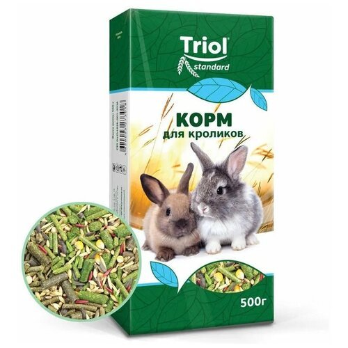 Тriol Standard Корм для кроликов, 500 г, 3 упаковки