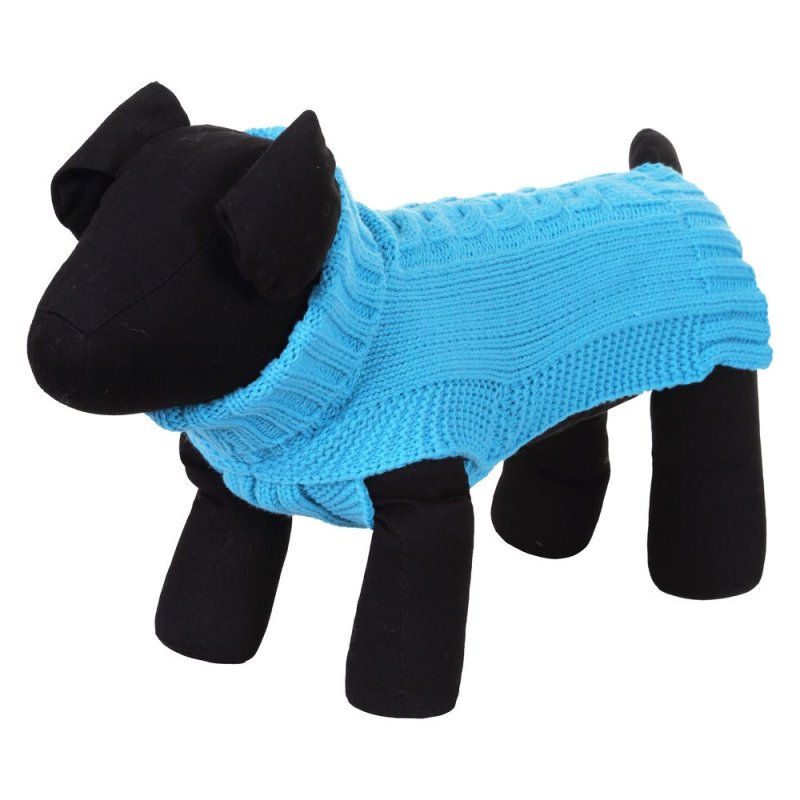 Свитер для собак RUKKA Wooly Knitwear размер S голубой