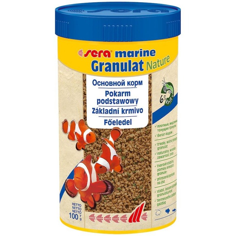 Sera Marin Granulat корм для морских рыб – 250 мл
