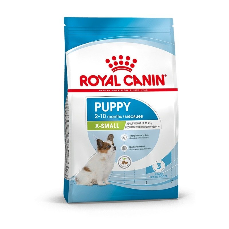 Royal Canin X-Small Puppy полнорационный сухой корм для щенков миниатюрных пород до 10 месяцев – 500 г