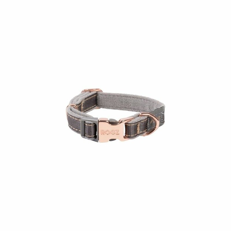 Rogz Urban Halsband XS Dove Grey ошейник для собак мелких пород, размер XS, обхват шеи 16-22 см, цвет серый