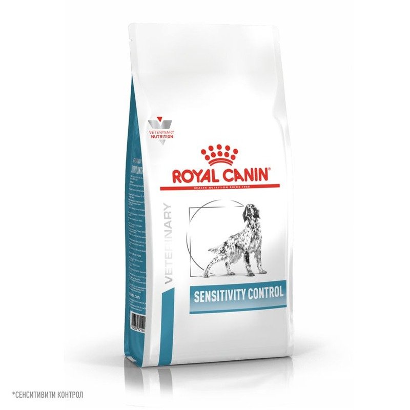 Royal Canin Sensitivity Control для собак, применяемый при пищевой аллергии и пищевой непереносимости – 14 кг