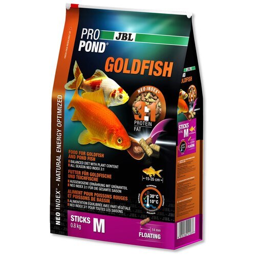 Сухой корм для рыб JBL ProPond Goldfish M, 6 л, 800 г