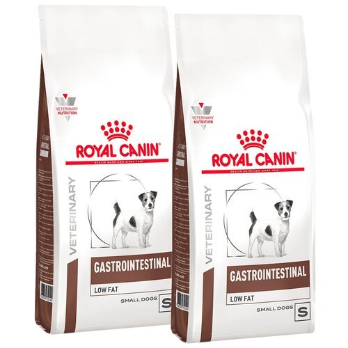ROYAL CANIN GASTROINTESTINAL LOW FAT SMALL DOG S для взрослых собак маленьких пород при заболеваниях ЖКТ с пониженным содержанием жиров (3 + 3 кг)
