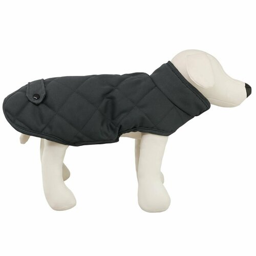 Куртка/жилет, одежда для собак, “Не Один Дома” Френч, черный, M, длина спинки – 35 см