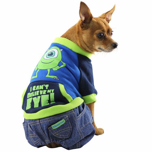 Толстовка с джинсами Disney Monsters, размер L / Товары для животных / Одежда для животных / Одежда для собак