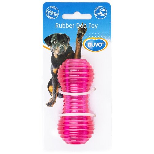 Игрушка для собак резиновая DUVO+ 'SBS Dumbbell', красная, 9см (Бельгия)