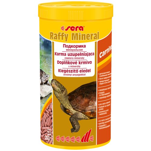 Сухой корм для рыб, рептилий Sera Raffy Mineral, 1 л, 250 г