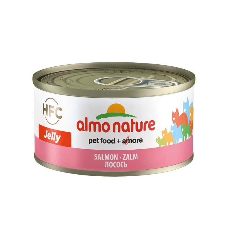 Almo Nature Legend Adult Cat Salmon влажный корм для кошек, с лососем, кусочки в желе, в консервах - 70 г