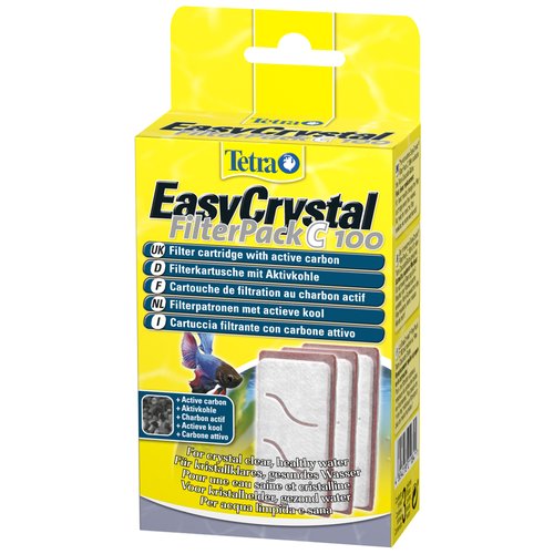 Tetra картриджи EasyCrystal Filterpack C 100 (комплект: 1 шт.) 45 г 6800 мл 1 белый