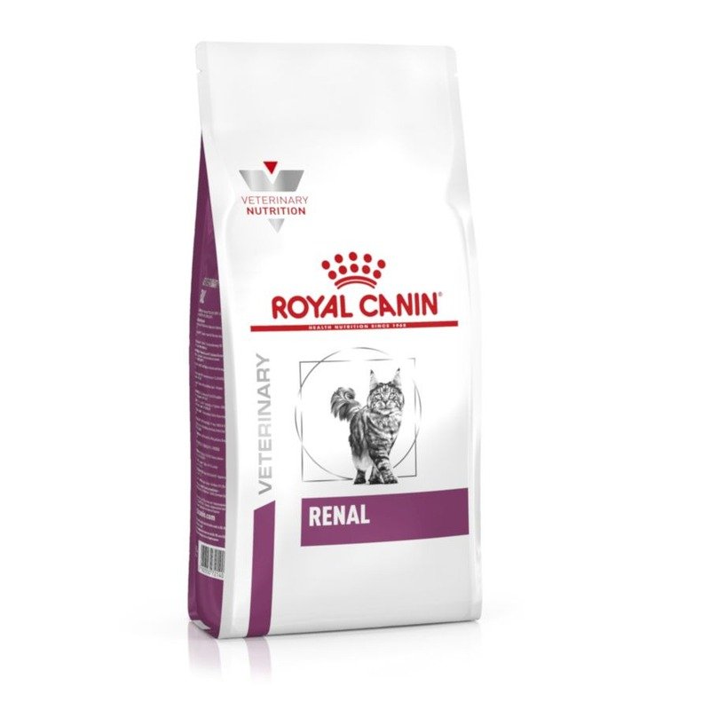 Royal Canin Renal RF23 полнорационный сухой корм для взрослых кошек для поддержания функции почек при острой или хронической почечной недостаточности, диетический – 2 кг