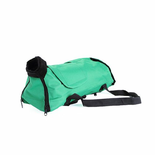 OSSO Fashion Фиксационная сумка для кошек, размер M, для животных от 2 до 4 кг, OSSO, зеленая