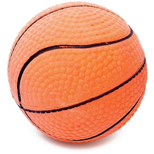 Игрушка для собак из пенорезины DUVO+ “Мяч баскетбольный”, оранжевый, 3.5см (Бельгия)