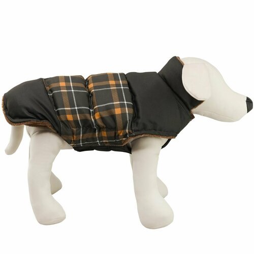 Куртка/жилет, одежда для собак, “Не Один Дома” Soft, темно-серый, L, длина спинки – 40 см