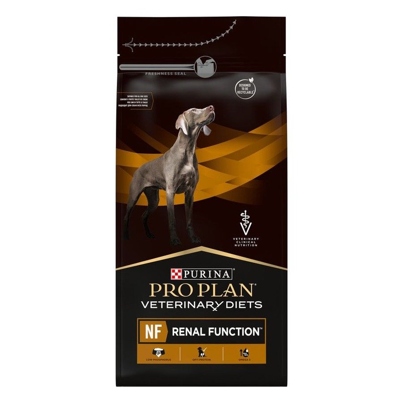 Purina Pro Plan Veterinary Diets NF Renal Function сухой корм для взрослых собак при хронической почечной недостаточности – 1,5 кг