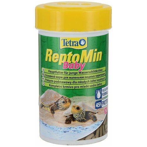 Сухой корм для рыб, рептилий, ракообразных Tetra ReptoMin Baby, 100 мл, 32 г6 шт. в уп.