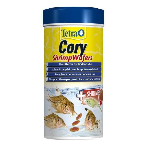 Корм для рыб TETRA Cory Shrimp Wafers пластинки с добавлением креветок для сомиков-коридорасов 250мл