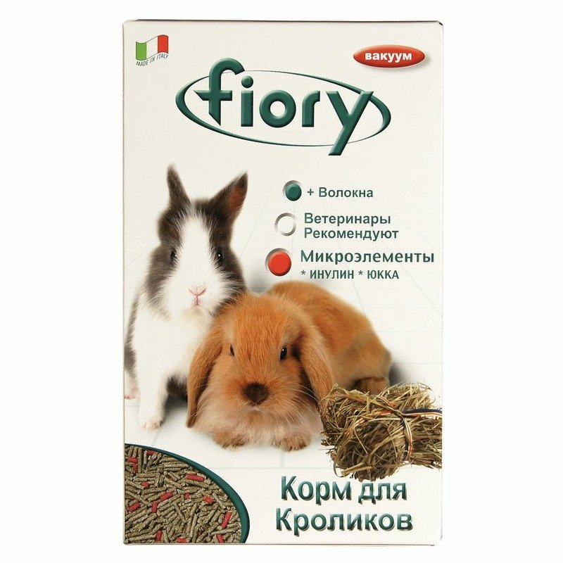 Fiory корм для кроликов Pellettato гранулированный 850 г