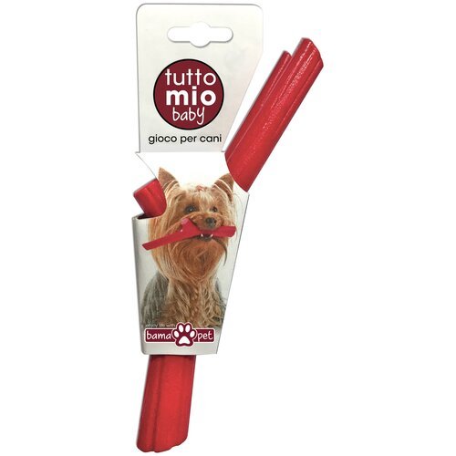 BAMA PET игрушка для собак палочка TUTTO MIO 16см, резина, цвета в ассортименте