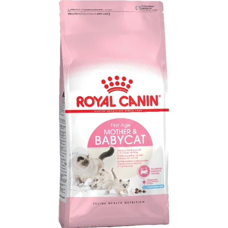 Royal Canin Mother & Babycat сухой корм с птицей для котят в возрасте от 1 до 4 месяцев, для кошек в период беременности и лактации – 4 кг