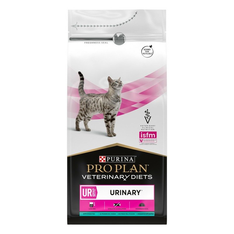 Pro Plan Veterinary Diets Cat UR Urinary сухой диетический корм для кошек, для профилактики и лечении мочекаменных заболеваний (МКБ), с океанической рыбой