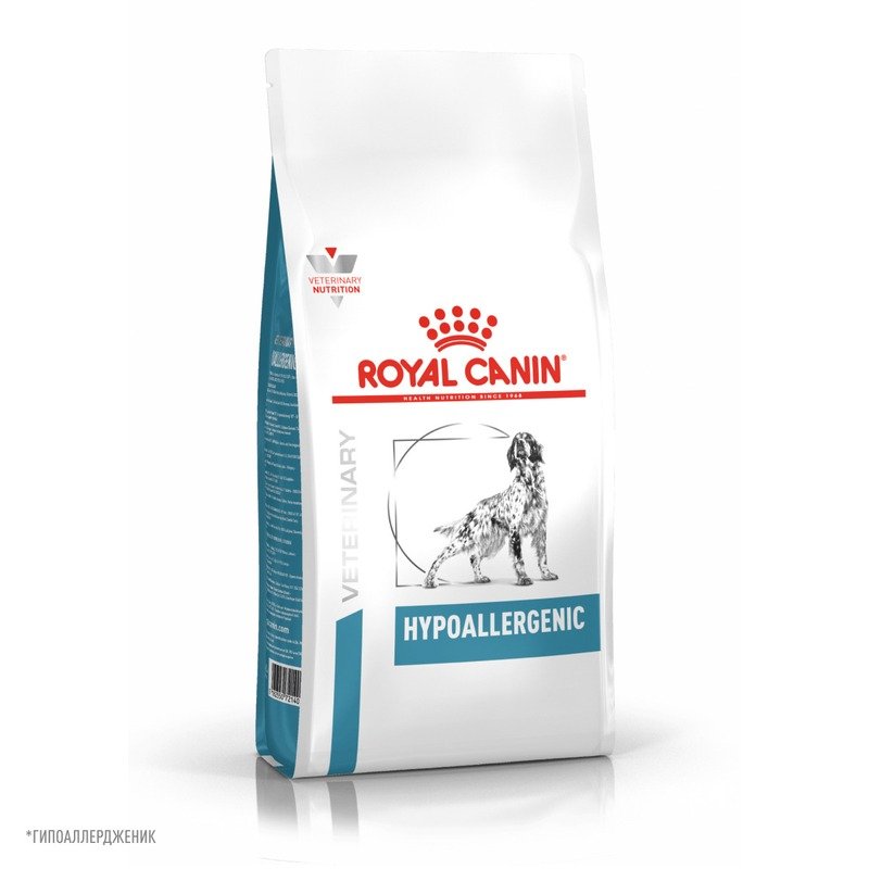 Royal Canin Hypoallergenic DR21 полнорационный сухой корм для взрослых собак при пищевой аллергии или непереносимости, диетический – 7 кг