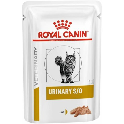 Влажный корм для кошек Royal Canin Urinary S/O, для лечения МКБ 6 шт. х 85 г (паштет).