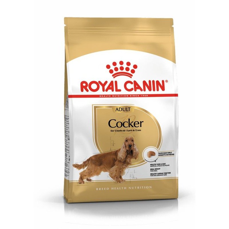 Royal Canin Cocker Adult полнорационный сухой корм для взрослых собак породы кокер-спаниель – 3 кг