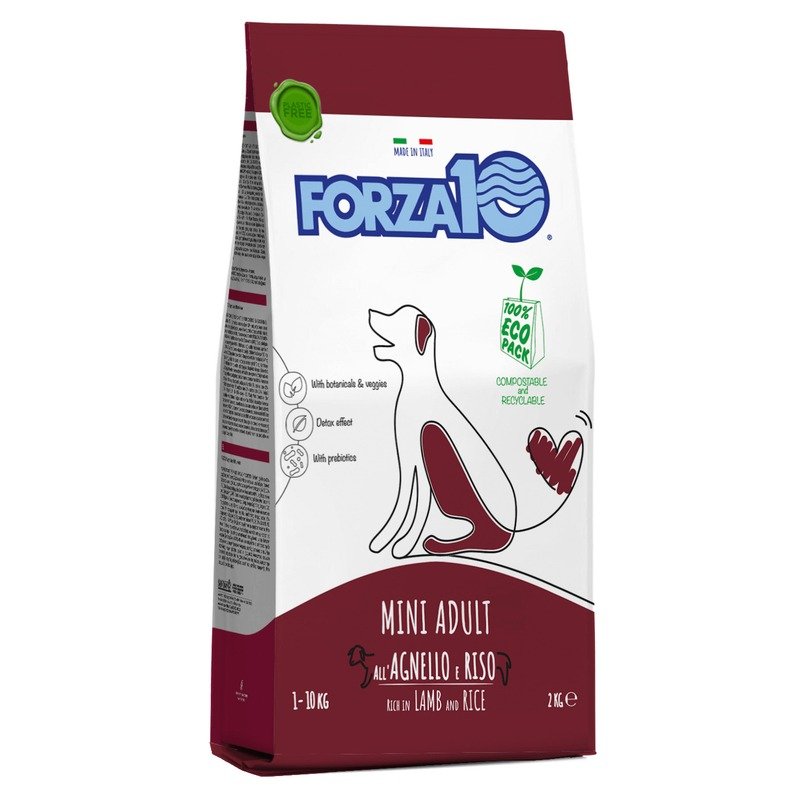 Forza10 Maintenance для взрослых собак мелких пород из ягненка с рисом – 2 кг